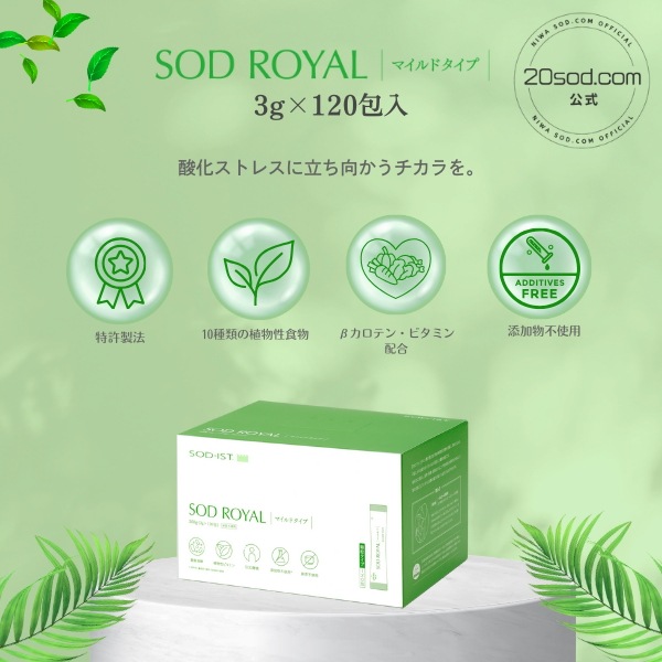 SODロイヤルマイルドタイプ 3g×120包