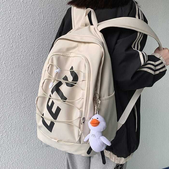 バッグ バック カバン かばん 鞄 ショルダーバッグ リュックサック ポリエステル 無地 大容量 人気 おすすめ かわいい おしゃれ お洒落 激安 安い プチプラ 学生 高校生 大学生 bk