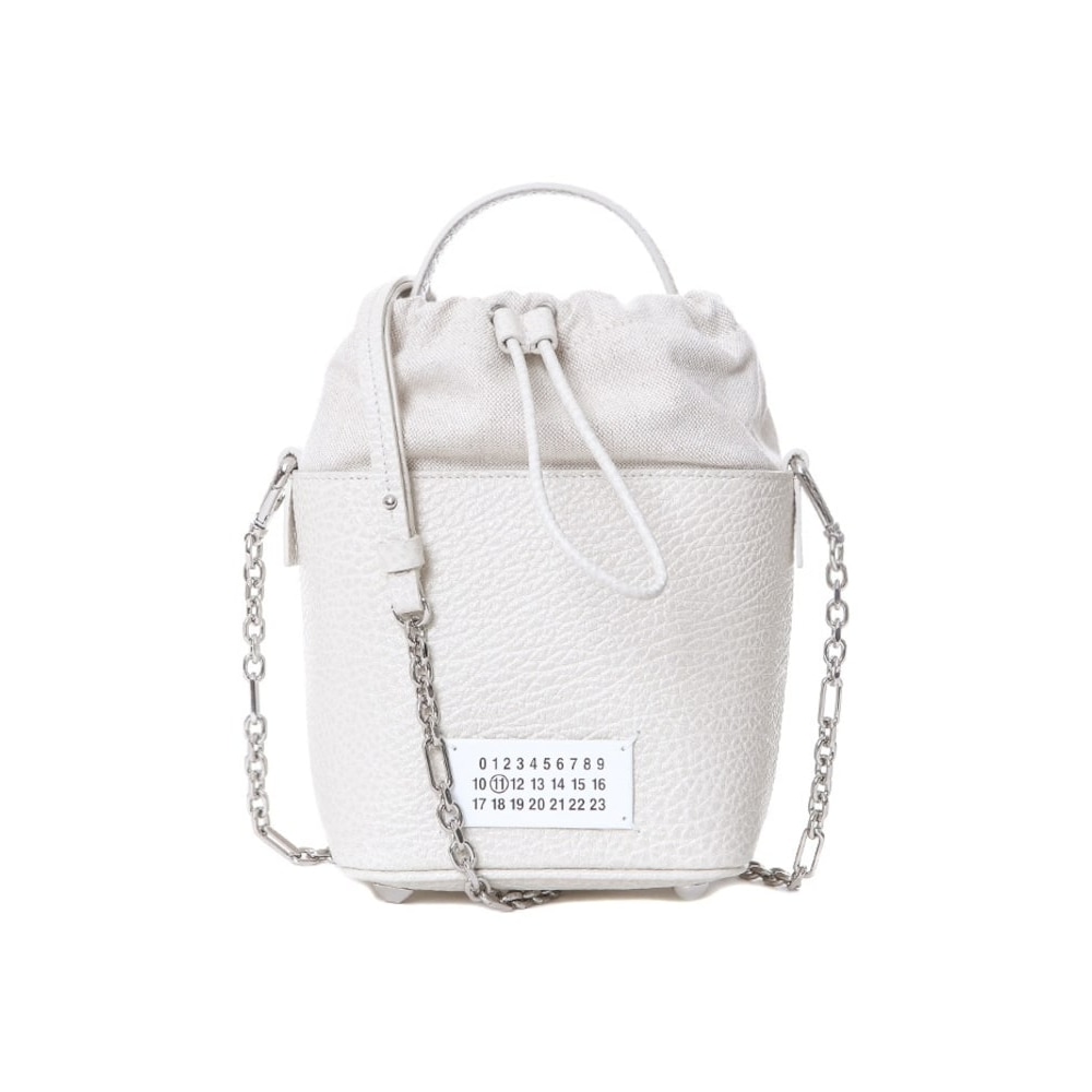 メゾンマルジェラシグネチャーラベルタブチェーンストラップバケットバッグ/S61WG0035 P4348 H9677 QTUP000DMUP