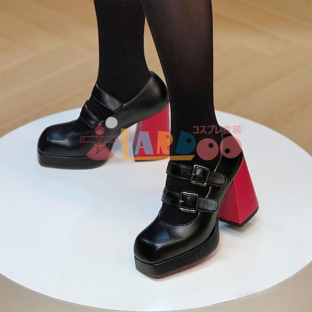 新タイプ追加 激安販売 ゼンレスゾーンゼロ ゼンゼロ ZZZ エレン・ジョー コスプレ靴 コスプレブーツ[LRS2382b]