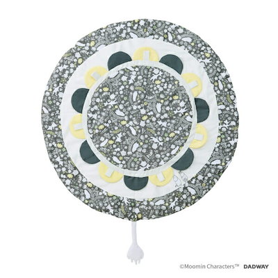 他サイト： ムーミン ムーミンフラワー リバーシブルプレイマット(グレー) ベビー_1122-162379の商品画像