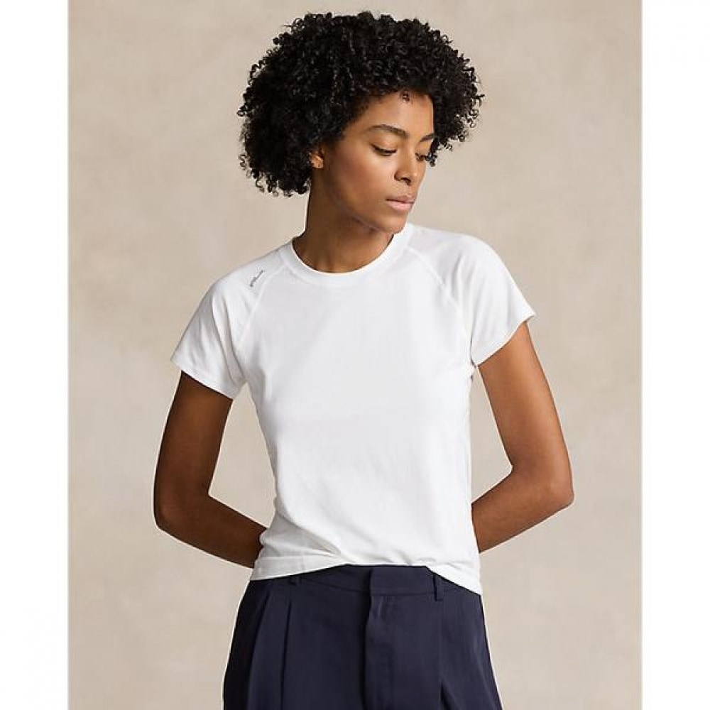 ポロゴルフレディースストレッチジャージーショートスリーブ T シャツ (WMXGKNINC020193100)