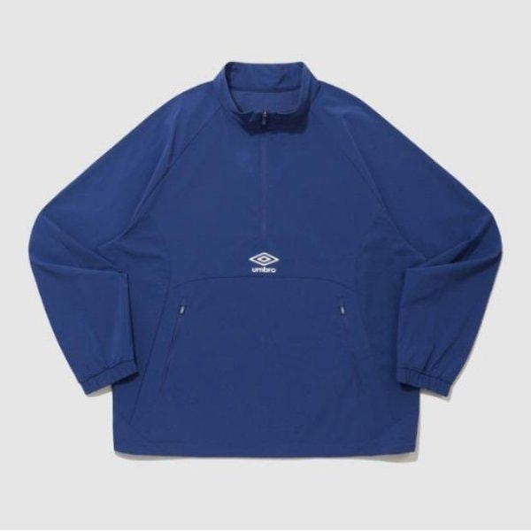 長袖Tシャツ TQT UQ121SWT22-BLU アクティブ オールラウンド エアホール スタンネック アノラック BLUE