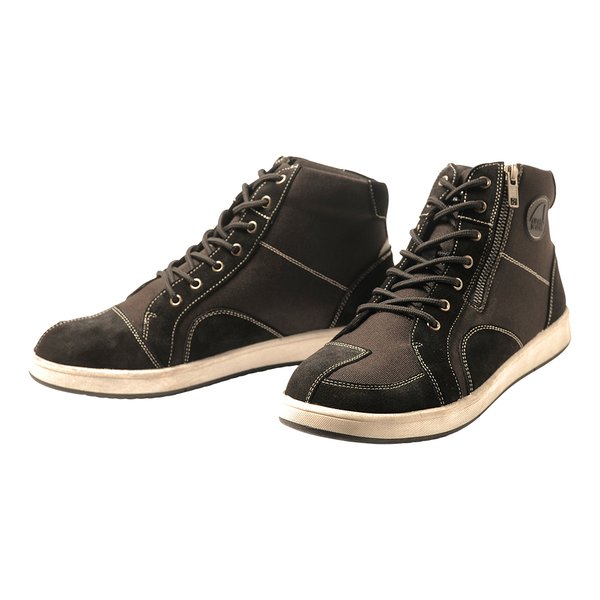 サイドジップハイカットスポーツシューズ ブラック 25.5ｃｍ SD5009BK255