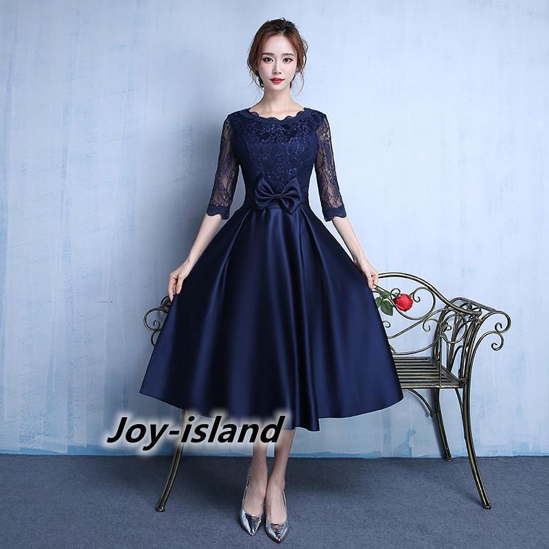 2025年新柄！パーティードレス ワンピース ミモレ丈 結婚式 大きいサイズ お呼ばれ 二次会 ゲスト 袖あり 透け感レース 魅力 同窓会 フォーマル XXXL 大