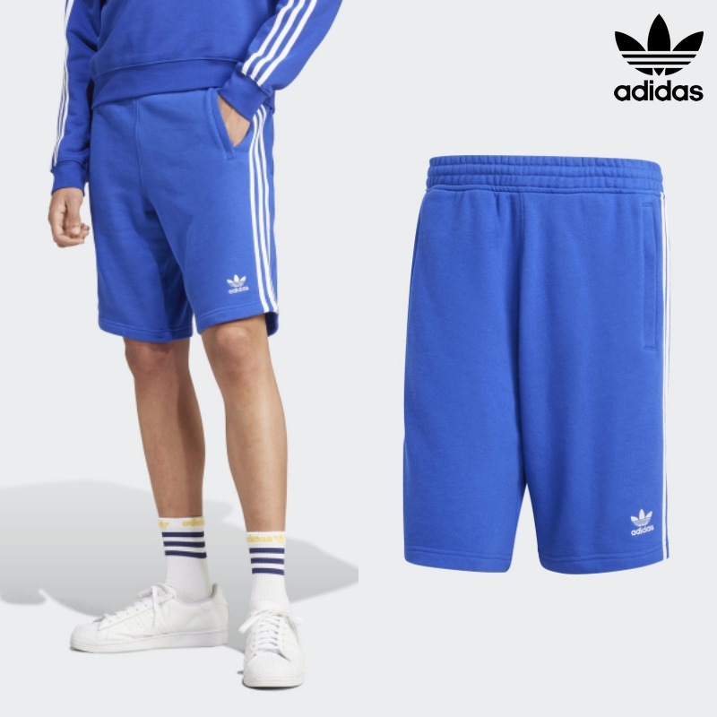 [ADIDAS] アディダス 3S ショートパンツ ブルー / 3STRIPE SHORTS