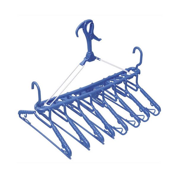 [5セット] オーエ ML2 アーチ8連ハンガー ブルー 86805X5 11,722円