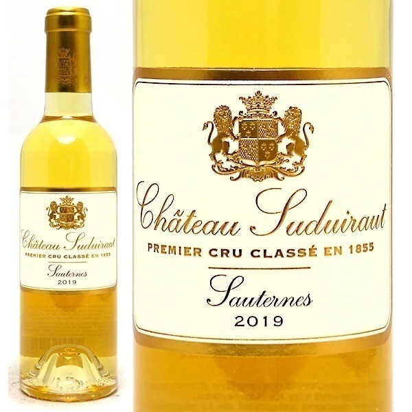 2019 シャトー スデュイロー ハーフ 375ml ソーテルヌ第１級 白ワイン コク極甘口 ワイン ^AJSU01G9^
