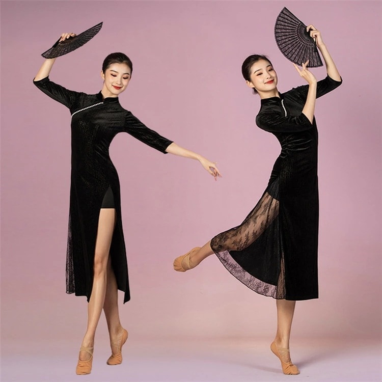 【本日限定】モダンダンス ワンピース ジャズダンス衣装 ラテン衣装 チャイナ風 古典風 チャイナドレス 社交ダンス 舞台衣装 モダンダンス コスチューム レディース ワンピース セクシー ヨガウェア 5,220円