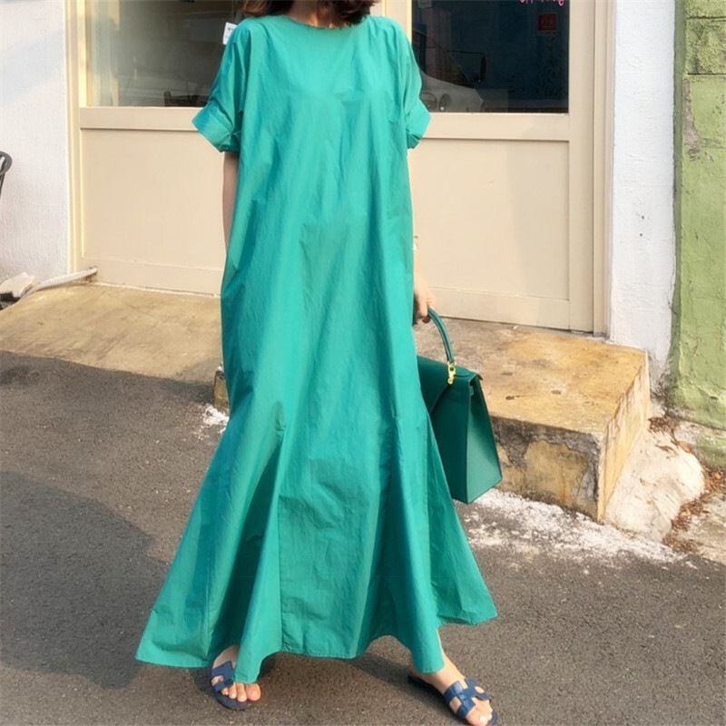 ワンピース ショート丈 ロング ロング丈 マキシ マキシ丈 袖あり 半袖 ラウンドネック ワイド マーメイド 伸縮性 きれいめ シンプル カジュアル 大人 上品 おしゃれ お洒落 大人女子 5,502円