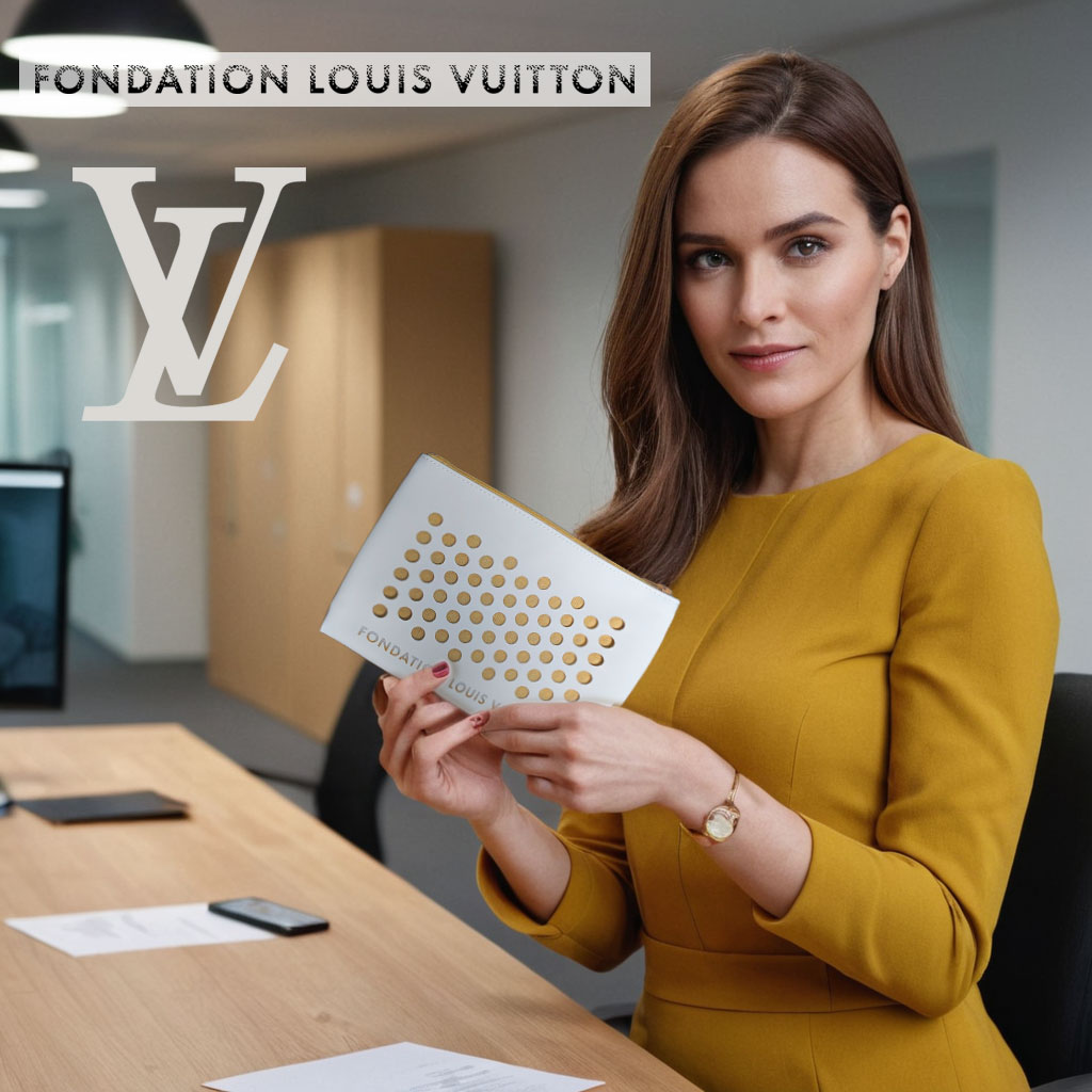 2024 fondation フォンダシオンルイヴィトン 新作スリットポーチ ポーチ