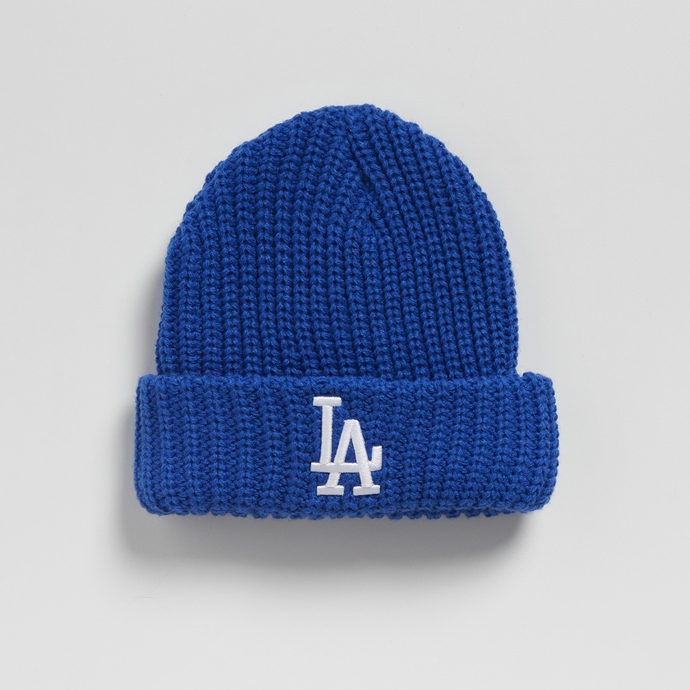 ニューイヤービッグリブカフビーニー MLB ロスドッド R ブルー (R ブルー)