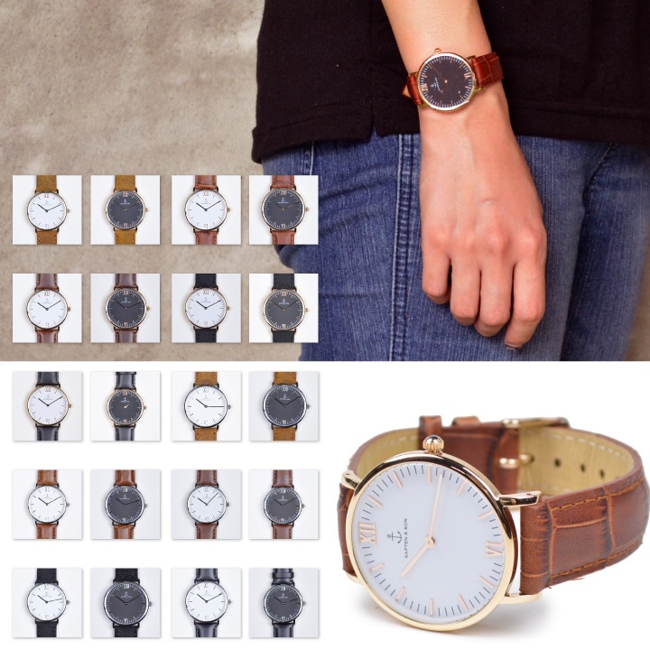 KAPTEN＆SON キャプテンサン 36mm レザーベルト Campina