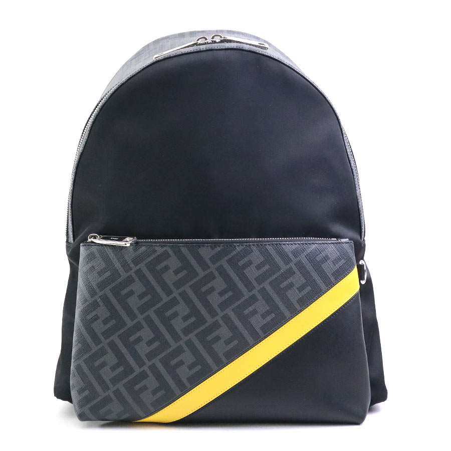 フェンディ FENDI リュック ズッカ ナイロン/レザー ブラック メンズ 7VZ042 A9XT 99970g 84,150円