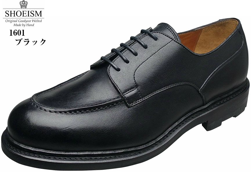 (シューイズム)1601 SHOEISM 本革 外羽Uチップドレストラッド ビジネスシューズ メンズ 足馴染みが良い上質な革を使用 就活 結婚式 お葬式 27,399円