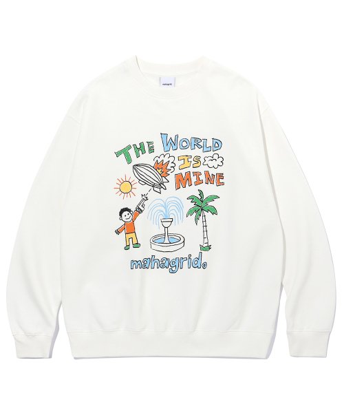 CRAYON DOODLE SWEATSHIRT 韓国正規品