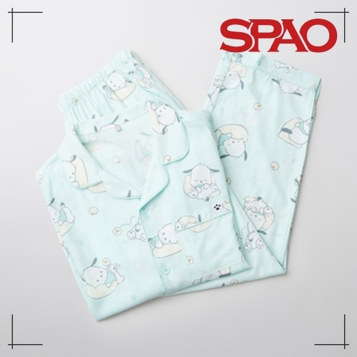 SPAO サンリオ サンリオキャラクターズ 長袖 パジャマ(MINT) かわいい 部屋着 韓国人気 6,120円