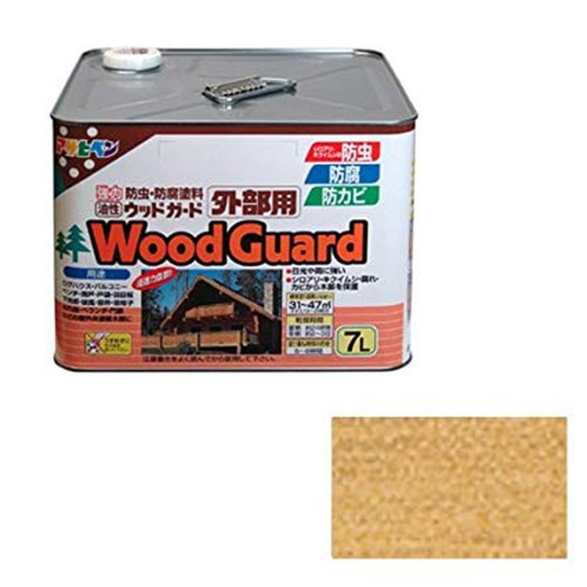 アサヒペン ウッドガード外部用 7L クリヤ 01