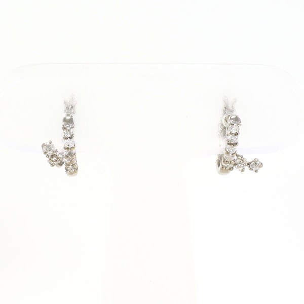 K18 18金 WG ホワイトゴールド ピアス ダイヤ 0.10 ×2 ジュエリー 中古 29,083円