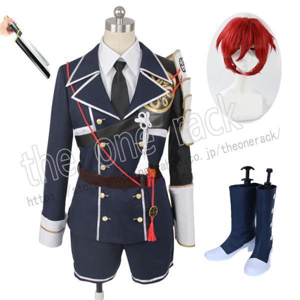 【2026新品限定】 信濃藤四郎 風 しなのとうしろう コスプレ衣装ウィッグ 靴 道具コスチューム cosplay イベント 演出服 アニメ変装 仮装刀剣乱舞