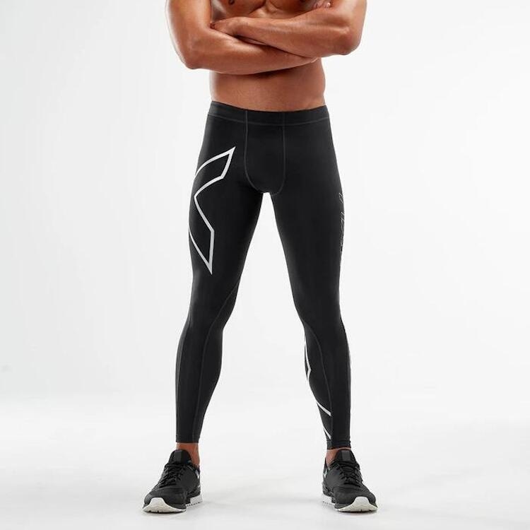 2XU PWX コンプレッションタイツ（メンズ） S ブラック×シルバー #MA3849B-BLKSIL