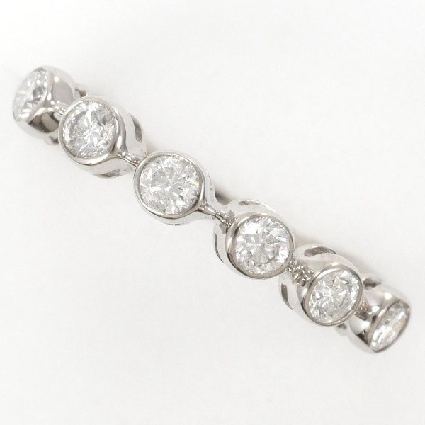 K18 18金 WG ホワイトゴールド リング 指輪 12号 ダイヤ 0.44