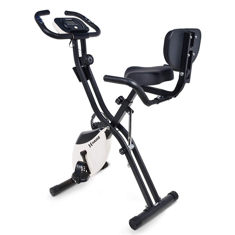 HAIGE(ハイガー) フィットネスバイク 折りたたみ サイクリングマシン バイクフィットネス ルームバイク 室内バイク トレーニングバイク 家庭用 静音 HG-QB-J917B