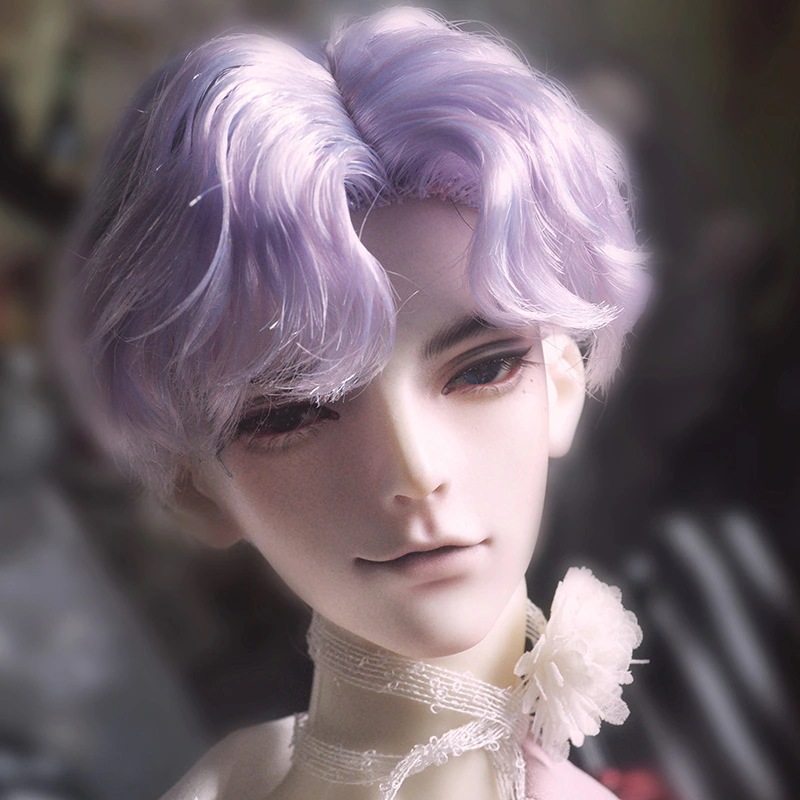 5色BJDドール用ウィッグ 韓国アイドル風 前髪スタイル 特柔らかい糸 SD/小顔SDサイズ人形用