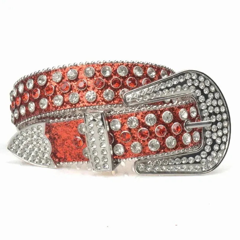 スタイルのパンク バックル ヨーロッパとアメリカン 長く幅広 入荷 ズボン ベルト はめ込まれたベルト ラインストーン レディース レディース ピン