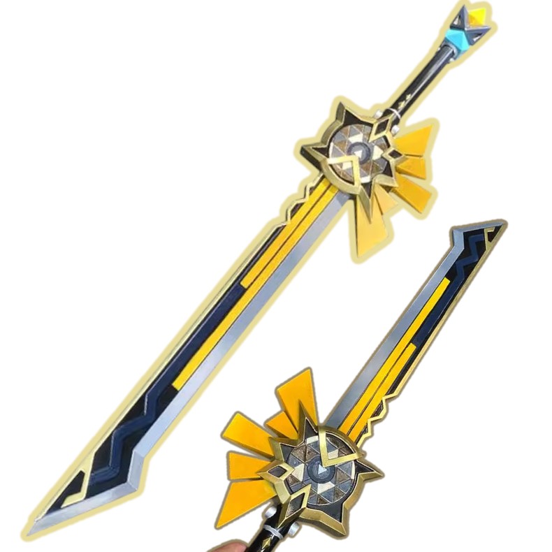 Monenjoy 原神　シロネン　岩峰を巡る歌 片手剣 長刀 コスプレ道具　武器　レプリカ　コスチューム　イベント　PU製造　102cm