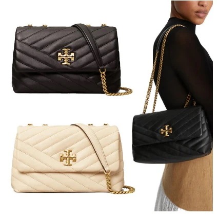 ショルダーバッグ KIRA CHEVRON SMALL ブラック レディース 90452