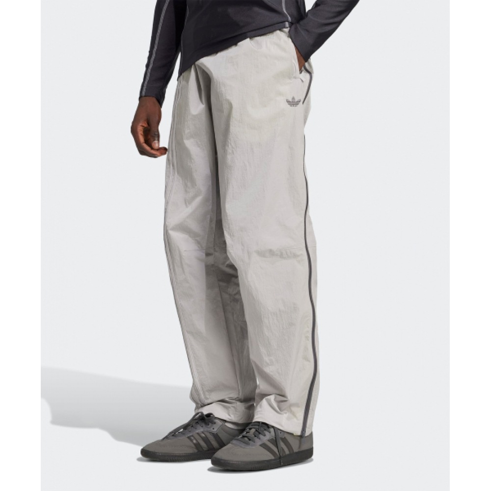 ADIDAS ファッション サイド メッシュ ジャージ パンツ - グレー / JD1290