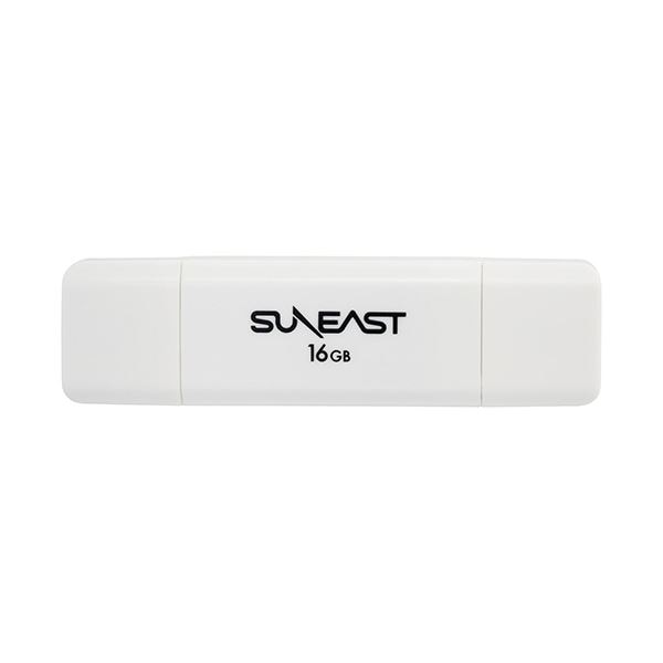 （まとめ） 旭東エレクトロニクス SUNEAST USB3.2 フラッシュメモリ Type-A/Type-C 両搭載タイプ 16GBSE-USB3.0-016GC1 1個 [x3セット]
