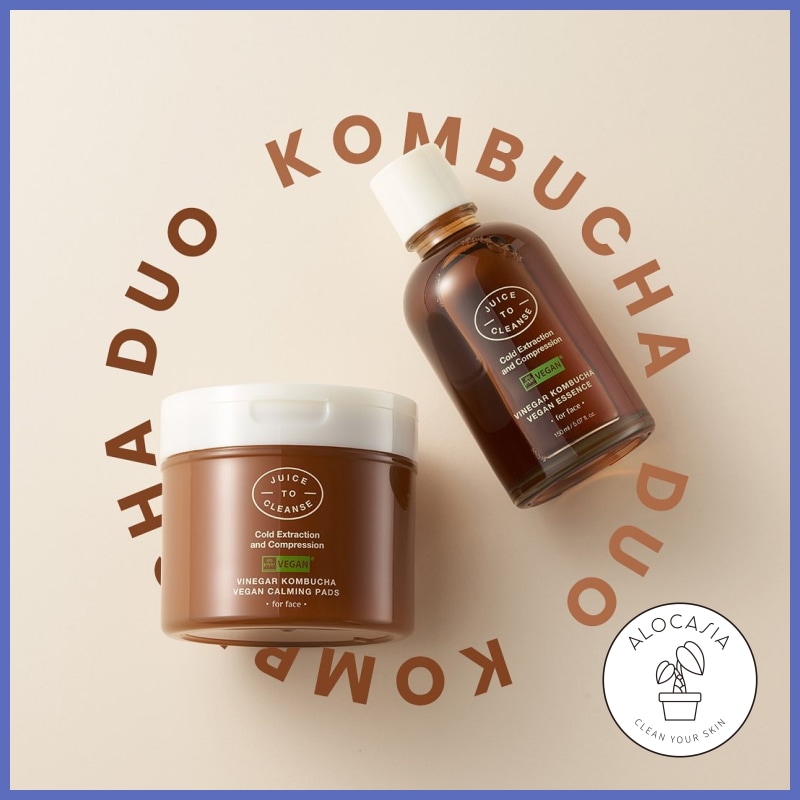 (SET) ビネガー コンブチャ ヴィーガン エッセンス (150ml) + ビネガー コンブチャ ヴィーガン 鎮静パッド (50枚)