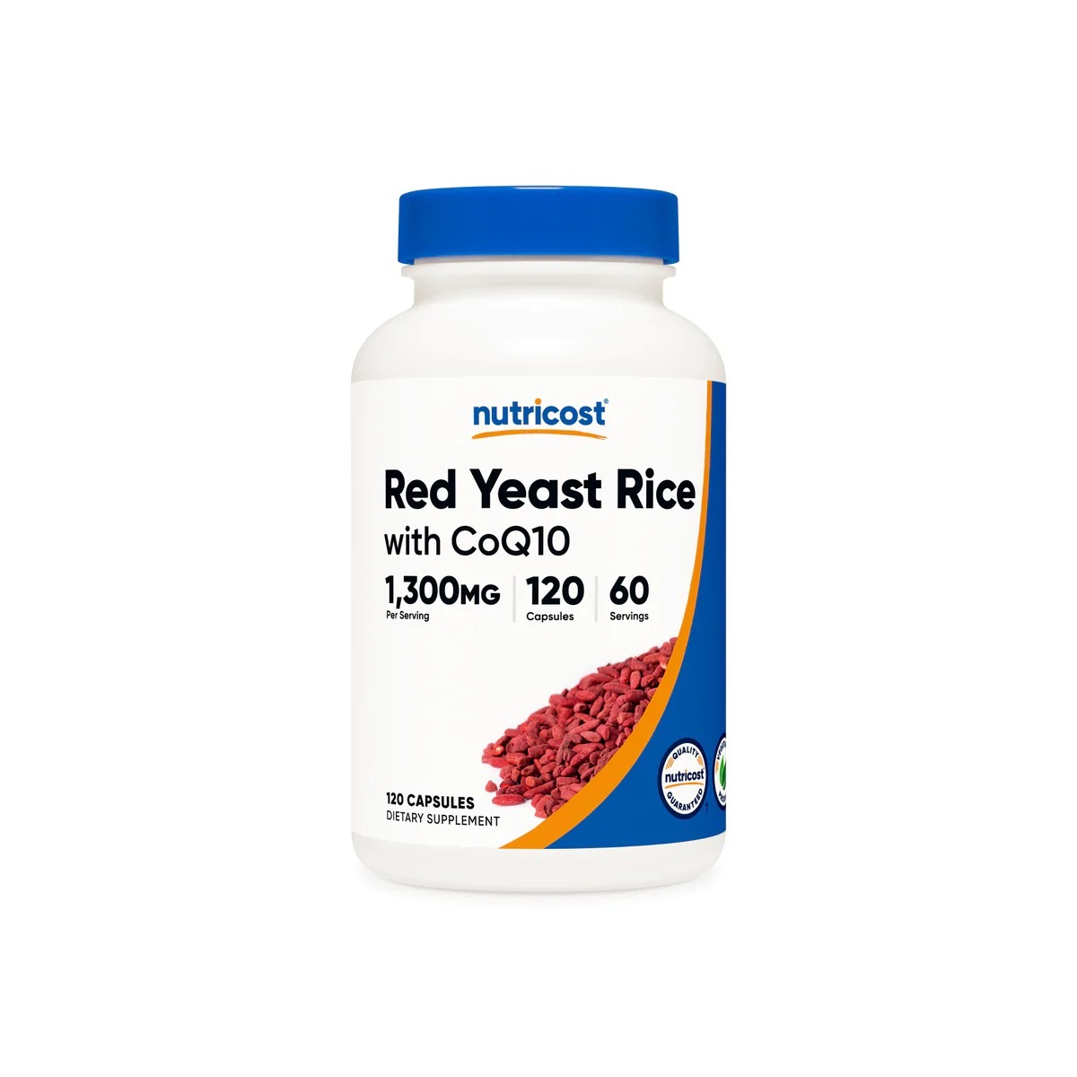 [USA] Nutricost ニュートリコスト Red Yeast Rice with CoQ 650MG x 2 カプセル 120錠