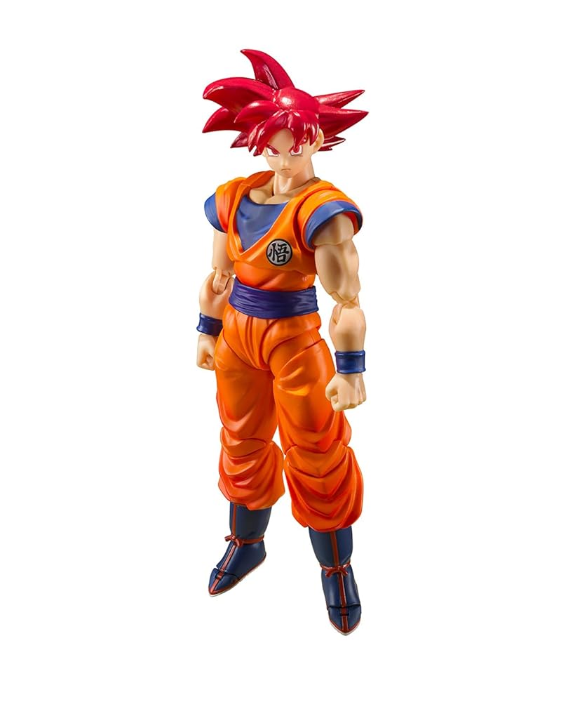 TAMASHII NATIONS S.H.フィギュアーツ ドラゴンボール超 スーパーサイヤ人ゴッド孫悟空-正しき心がもたらすサイヤ人の神- 約140mm PVC&ABS製 塗装済み可動フィギュア