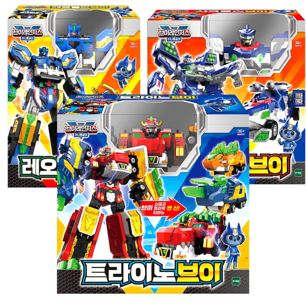 ミニ特攻隊ブイレンジャーズSET/合体ロボット/韓国/ロボット/恐竜/変身ロボット/アクションフィギュア