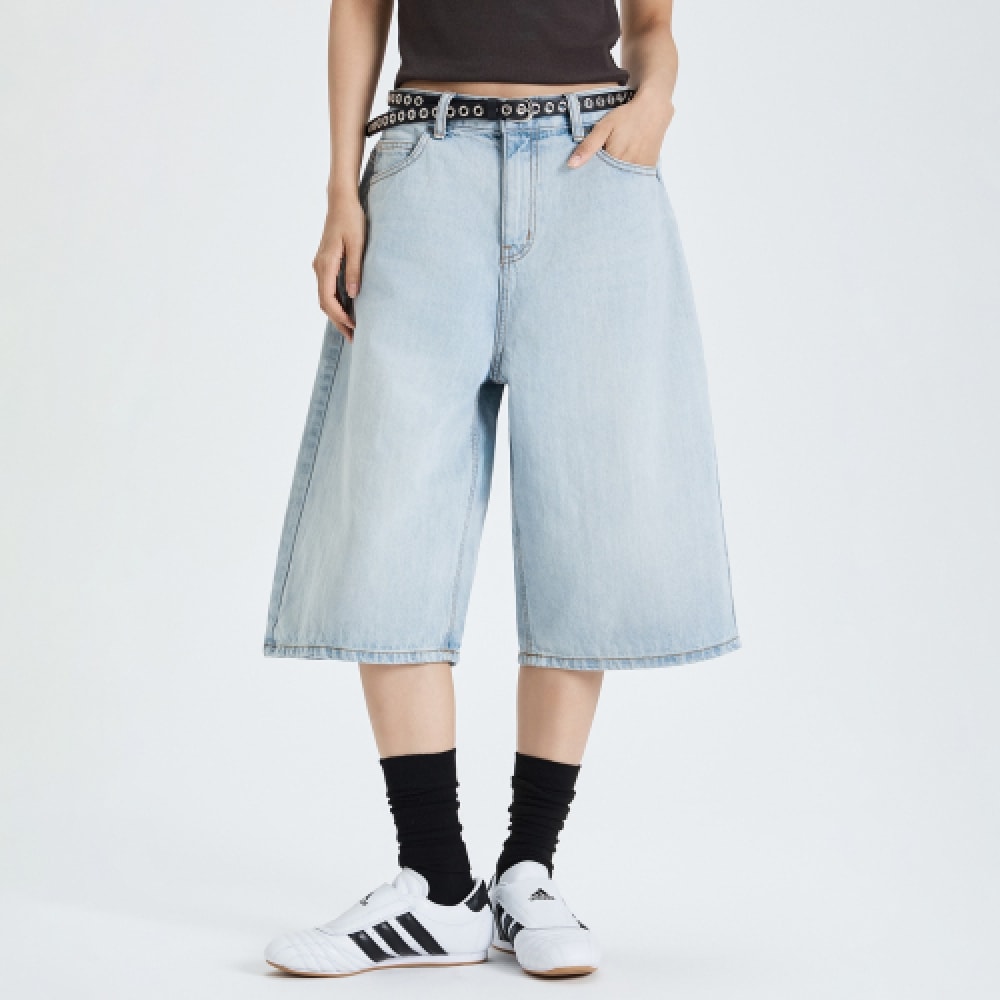 MIXXO ルーズフィット バミューダデニム_MIWTHF743J