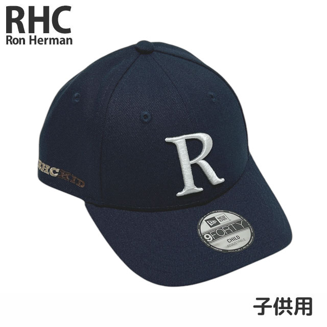 ロンハーマン RHC Ron Herman x ニューエラ NEW ERA 9FORTY R LOGO CAP キャップ 2~6歳 6～15歳 KIDS キッズ 子供用 265-001946-017