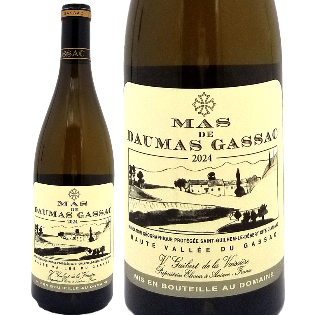 2024 マス ド ドマ ガサック ブラン IGP サン ギレーム ル デゼール 750ml マス ド ドマ ガサック 南仏 白ワイン コク辛口 ^D0SAGB24^