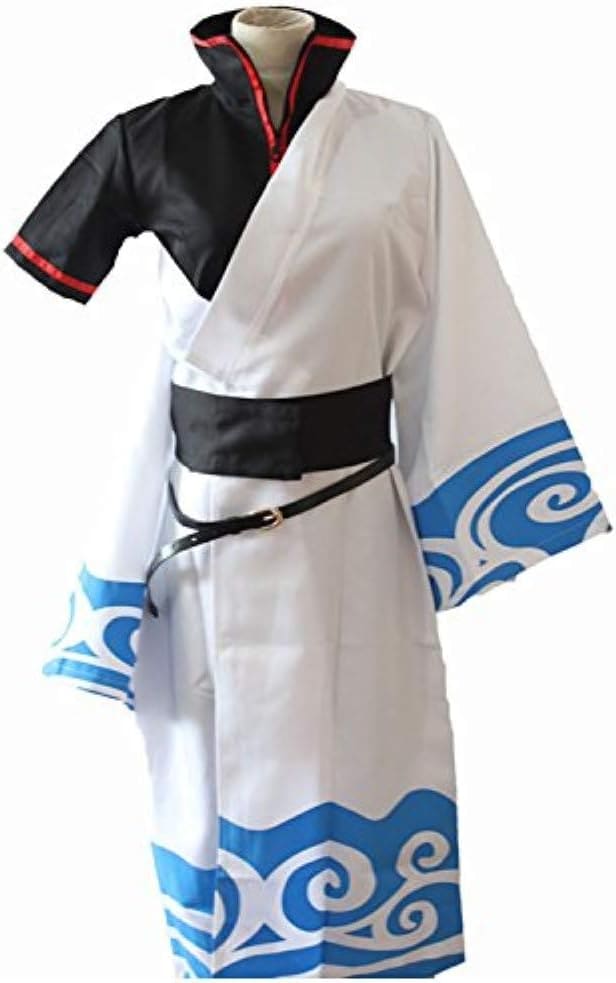 銀魂 坂田銀時 風 着物 コスチューム コスプレ衣装 撮影用 ユニフォーム 舞台演出服 クリスマス仮装