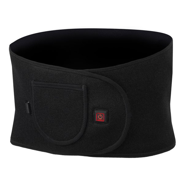 バイク用 ハイブリッドエレクトリックウエストウォーマー ブラック/フリーサイズ EK-309/BLACK/FREE