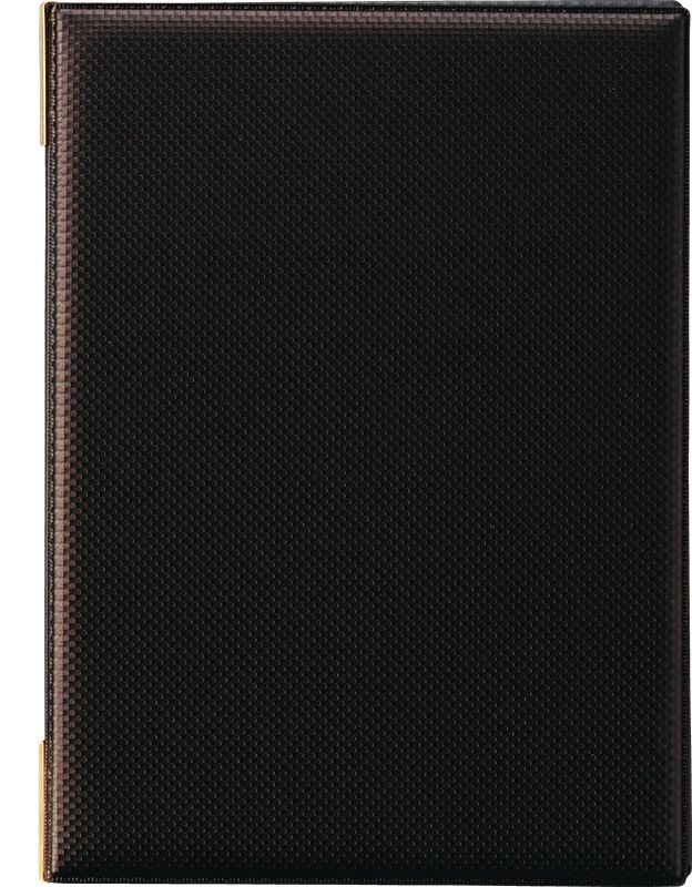 （まとめ買い）店舗用品 カーボンタイプメニューブック ピンタイプ B5/6ページ LB-932 ブラウン [x3]