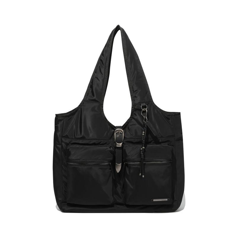 ウェスタンナイロンショルダーバッグ ブラック CO2507CBS1BK