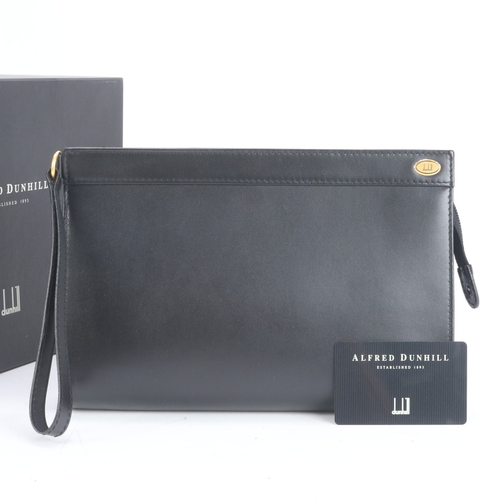 美品 ギャランティカード付 オックスフォード レザー セカンドバッグ クラッチ ポーチ 通勤 ビジネス メンズ RUE CP3-9 中古