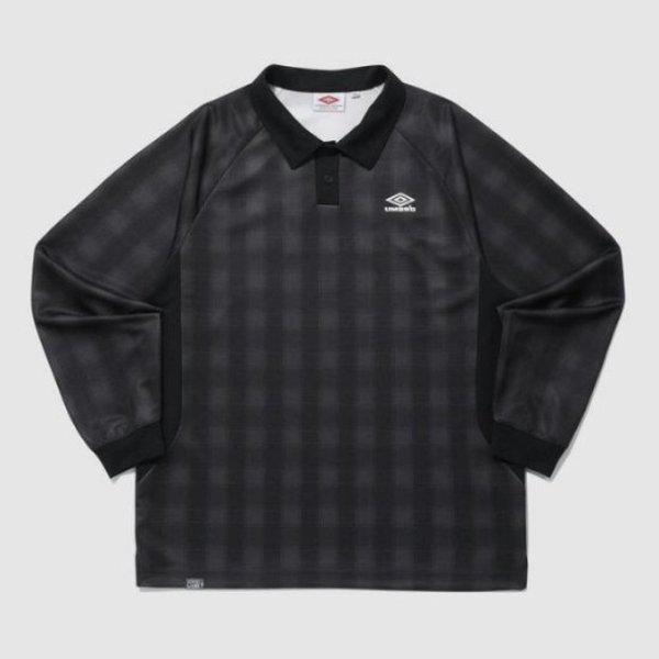 長袖Tシャツ PQA UQ121CRJ21-BLK1 HBL ブリティッシュカジュアルゲームシャツ BLACK1