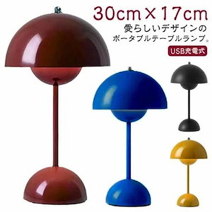 充電式のポータブルランプ テーブルライト 寝室 テーブルランプ 読書灯 LED USB充電式 ポータブルランプ フラワーポット ライト デザイン かわいい モダン シック インテリア照