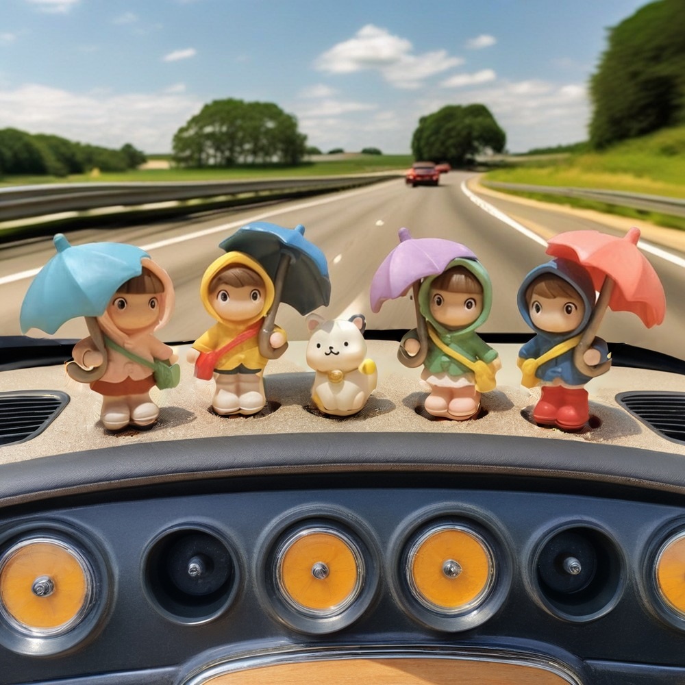 ポップキン傘少女車の車のための人形 4,982円
