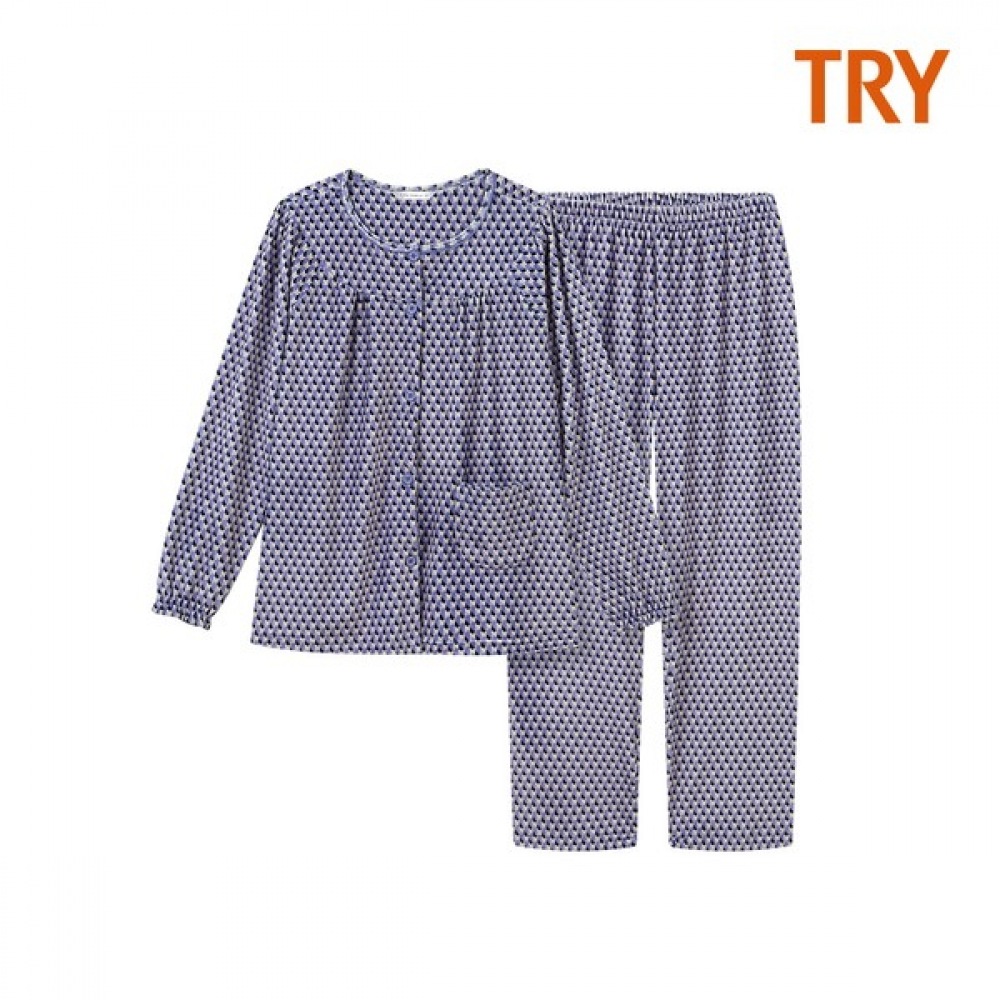 (TRY) 女性用ミンクスパンデックスパジャマ上下セット