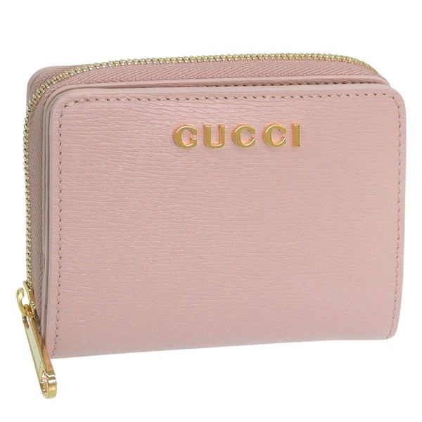 グッチ 財布 レディース 二つ折り財布 アウトレット レザー ピンク 7726390OP0N5909 GUCCI